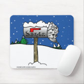 Mailbox-Mousepad des Weihnachtsmanns Mousepad (Mit Mouse)