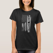 Mailbox Postal Worker - American Flag Sayings Prem T-Shirt (Vorderseite)