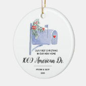 Mailbox Unsere ersten Weihnachten in unserem neuen Keramik Ornament (Links)