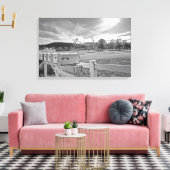 Mailboxen für Schwarz und Weiß - Foto Landweg Kuns Leinwanddruck (Insitu (Wohnzimmer))