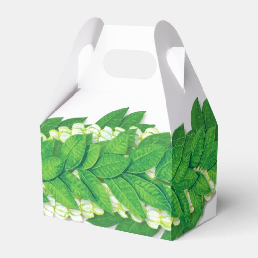 Maile Lei Gastgeschenk Box Geschenkschachtel (Vorderseite)