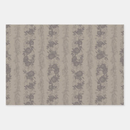 Maile Lei Po’o Set, Tropical Romance Gift Wrap Geschenkpapier Set