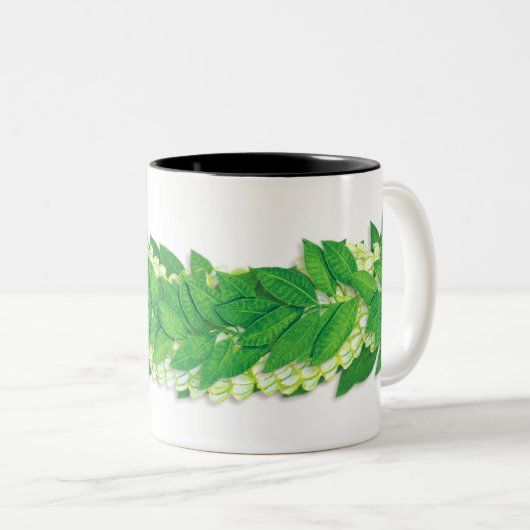 Maile Lei Zweifarbige Tasse (VorderseiteRechts)