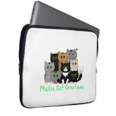Mailia Cat Kreationen Cat Family Laptopschutzhülle (Vorne Rechts)