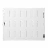 Mailing Label Adressaufkleber (Vorne)