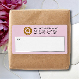 Mailing-Labels für kundenspezifische Firmenlogos