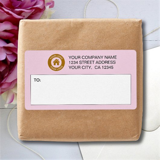 Mailing-Labels für kundenspezifische Firmenlogos