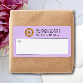 Mailing-Labels für kundenspezifische Firmenlogos