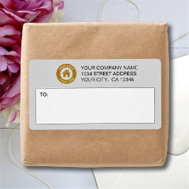 Mailing-Labels für kundenspezifische Firmenlogos