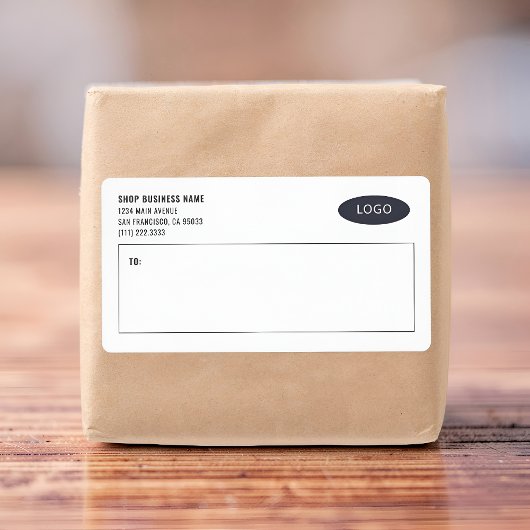 Mailing-Labels für moderne Firmenlogos