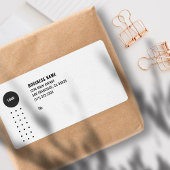 Mailing-Labels für moderne Firmenlogos