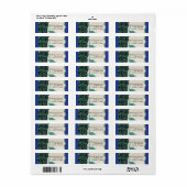 Mailing Labels - Vintag Peacock & Feathers 5 (Vorne)