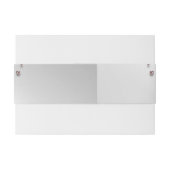 Mailing Wedding Party Pink Peach Shiny Herz Einladungsbanderole (Rückseitenbeispiel)