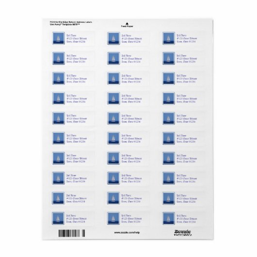 MailingLabel-3 - Benutzerdefiniert (Vorne)