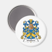 Maillard Familienwappen Magnet (Vorderseite/Rückseite)