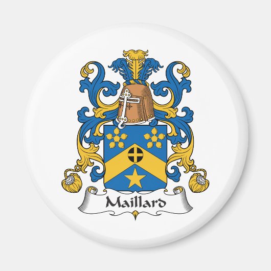 Maillard Familienwappen Magnet (Vorne)