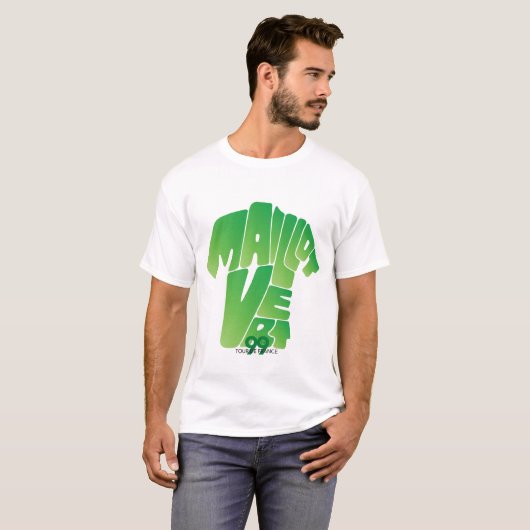 Maillot Vert - grünes Trikot TDF T-Shirt (Vorne ganz)