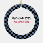 Mailman Dankeschön - Geschenk für Postarbeiter Kee Keramik Ornament (Hinten)