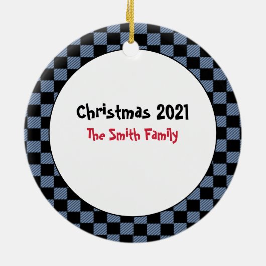 Mailman Dankeschön - Geschenk für Postarbeiter Kee Keramik Ornament (Hinten)