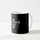 Mailman Day Job Postman Post Postversand Geschenk Kaffeetasse (VorderseiteRechts)