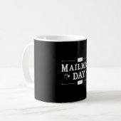 Mailman Day Job Postman Post Postversand Geschenk Kaffeetasse (Vorderseite Links)