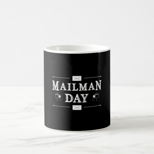 Mailman Day Job Postman Post Postversand Geschenk Kaffeetasse (Mittel)