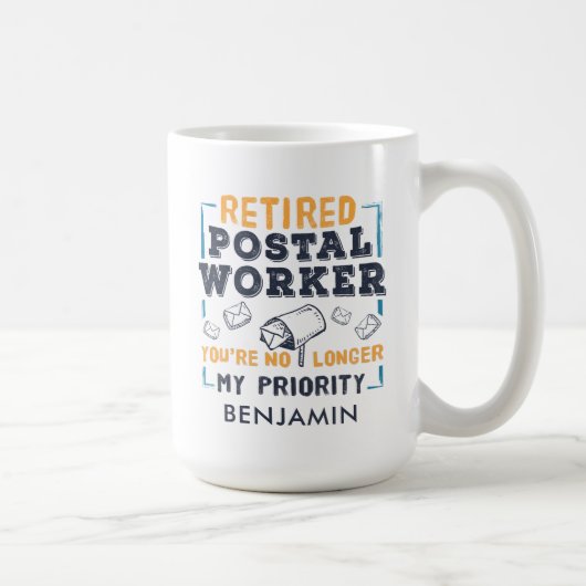 Mailman für Postkunden-Rentensystem Kaffeetasse (Rechts)