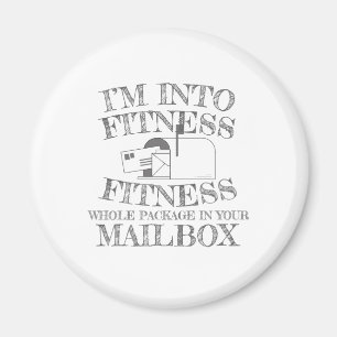 Mailman in die Fitness Ganzes Paket in Ihrem Postf Magnet
