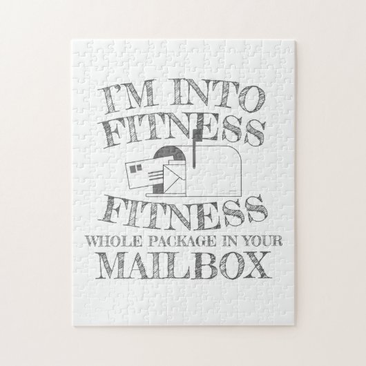 Mailman in die Fitness Ganzes Paket in Ihrem Postf Puzzle (Vertikal)