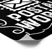 Mailman Mail Lady Limited Edition Postarbeiter Poster (Ecke)