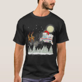 Mailman Postal Truck Mail Carrier Xmas Funny Chris T-Shirt (Vorderseite)