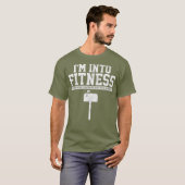 Mailman Postal Worker Im Into Fitness Mailbox T-Shirt (Vorne ganz)
