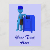 Mailman Postkarte (Vorderseite)