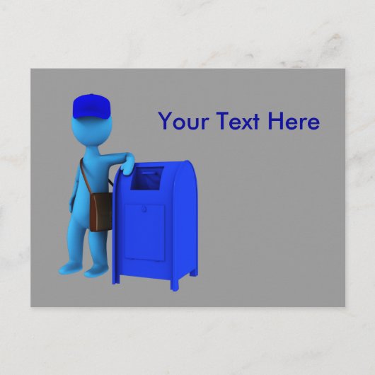Mailman Postkarte (Vorderseite)