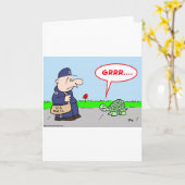 MAILMAN-SCHILDKRÖTE GRRR KARTE (Gelbe Blume)