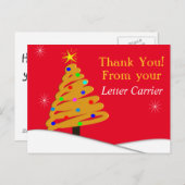 Mailman THANK YOU POSTCARDS 9 Postkarte (Vorne/Hinten)