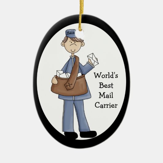 Mailman Vielen Dank für Ihre Ornament (Vorne)