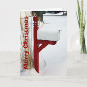 Mailman Weihnachtskarte Feiertagskarte (Vorderseite)