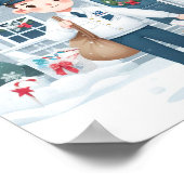 Mailman zu Weihnachten Poster (Ecke)