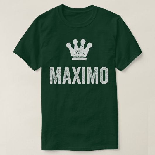 Maimo the King Crown & Name Design für Männer gena T-Shirt (Design vorne)