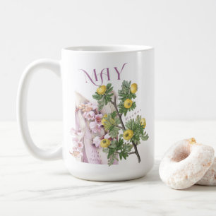 Maimonatblume Maiglöckchen Weißdorn Fantasie Kaffeetasse