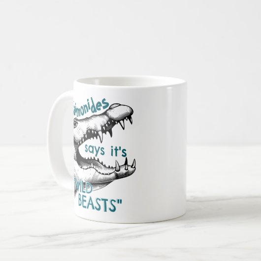 Maimonides Wilde Beasts Kaffeetasse (Vorderseite Links)