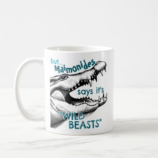 Maimonides Wilde Beasts Kaffeetasse (Links)