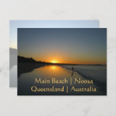 Main Beach, Noosa, Queensland, Australien Postkart Postkarte (Vorne/Hinten)