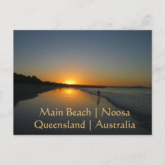 Main Beach, Noosa, Queensland, Australien Postkart Postkarte (Vorderseite)