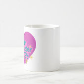 "Main Character Energy" Pink Heart Coffee Tasse (Mittel)