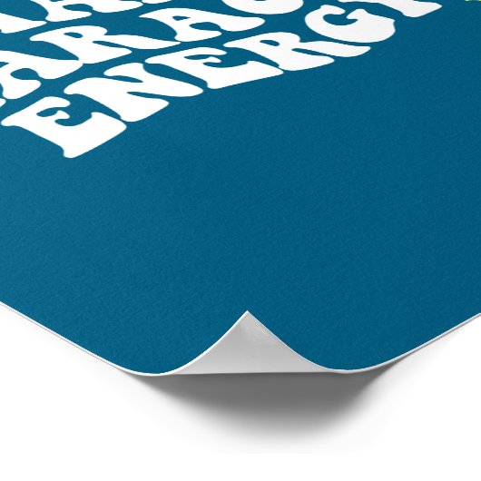 Main-character Energy Quote  Poster (Ecke)