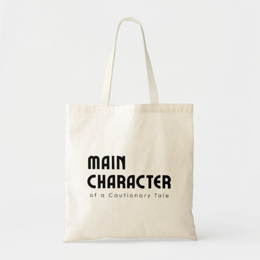 Main Character Tote Tragetasche (Vorne)