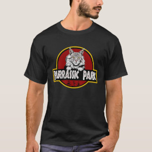 Main Coon Black Silver Tabby Niedlich Cat Parody T-Shirt