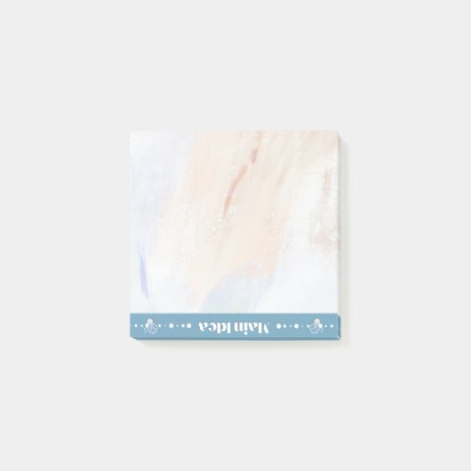 Main Idea Acrylic Reading Post-It Note Post-it Klebezettel (Vorderseite)